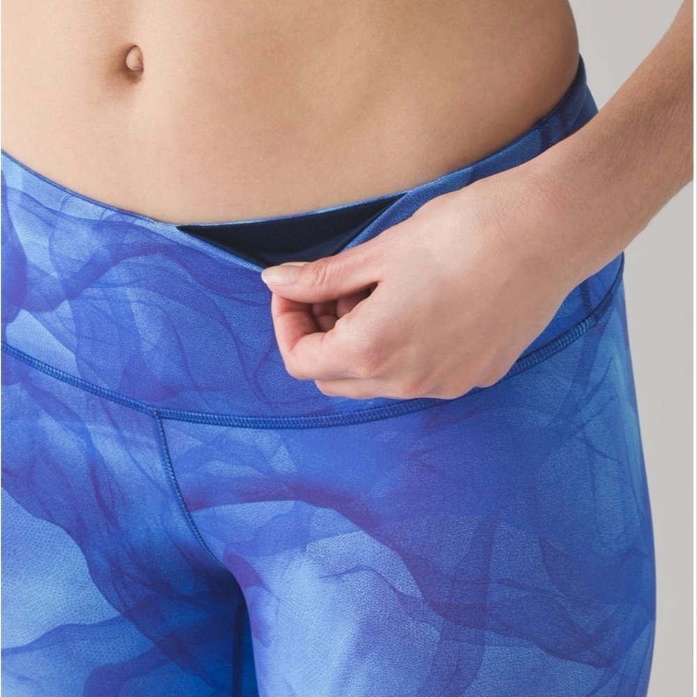 Lululemon Wunder Under Pant III Midnight Tulle Multi size 4 - Picture 5 of 16